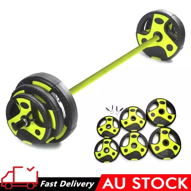 20kg Aerobic Barbell Weights Set Crossfit Barbell Pump Set for Weightlifting Gym