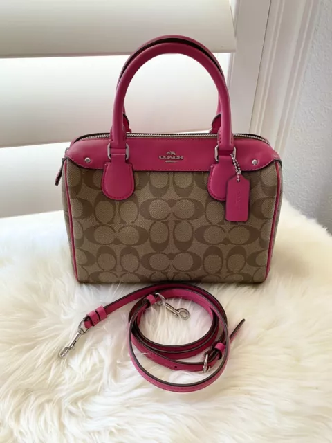 Mini bennett satchel sales in signature canvas