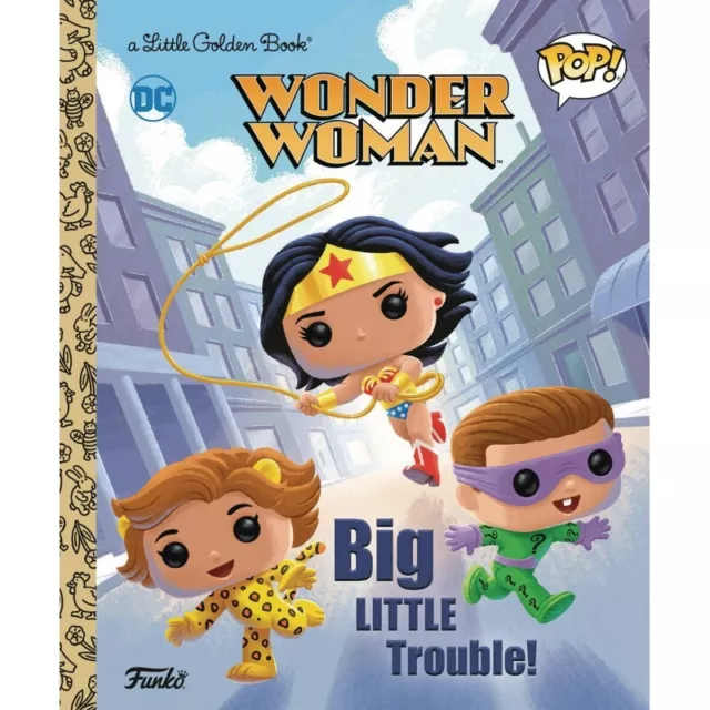 Wonder Woman Big Little Trouble Little Golden Book--Golden Books--