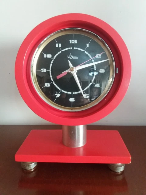 raro orologio da tavolo Kienzle elettromeccanico space age design