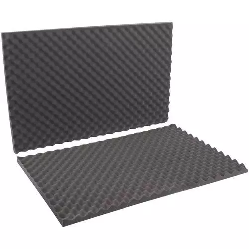 MyBoxSupply 24 x 36 x 2" Charcoal Convoluted Foam Sets, 9 Sets Per Case