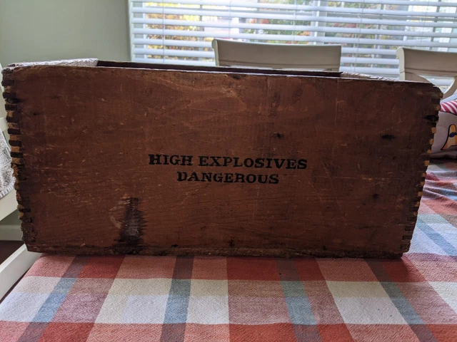 Rare Early 1900's Dupont Hercules Powder No. 2 Wooden Box 4