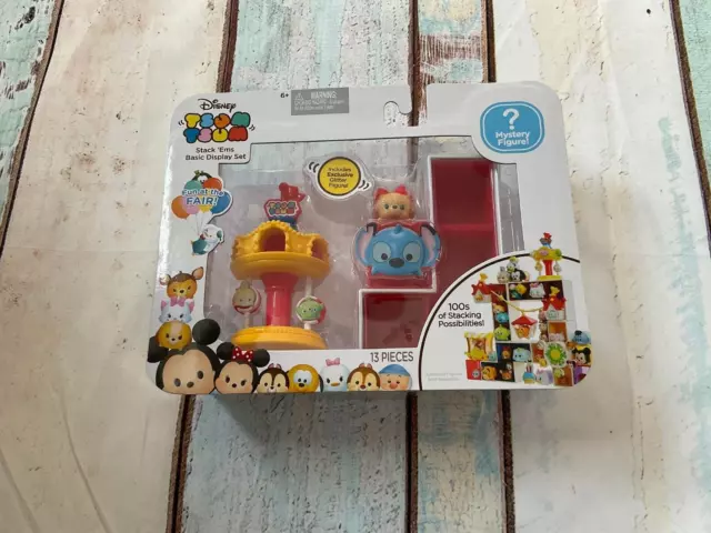 Disney Tsum Tsum Fun at the Fair Stack Ems Basic Display Set 13 pcs New Toy