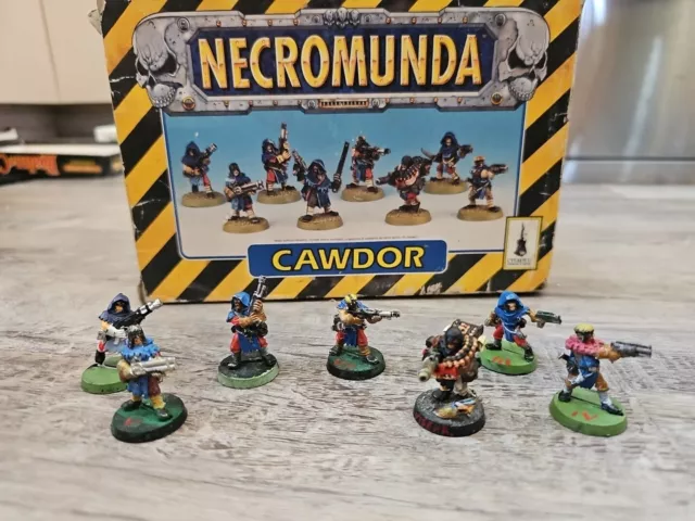 Necromunda Cawdor Gang  1995 OOP Metal Games Workshop Warhammer 40k Miniatures