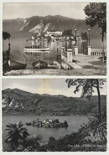 ITALIA - NOVARA - 15 cartoline LAGO D'ORTA - Isola S. Giulio - nvg - fg