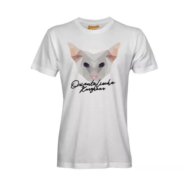 ORIENTALISCHE KURZHAAR T-SHIRT POLYGON Katze by SIVIWONDER