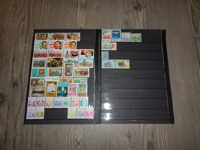 48 Briefmarken aus Mittel- und Südamerika