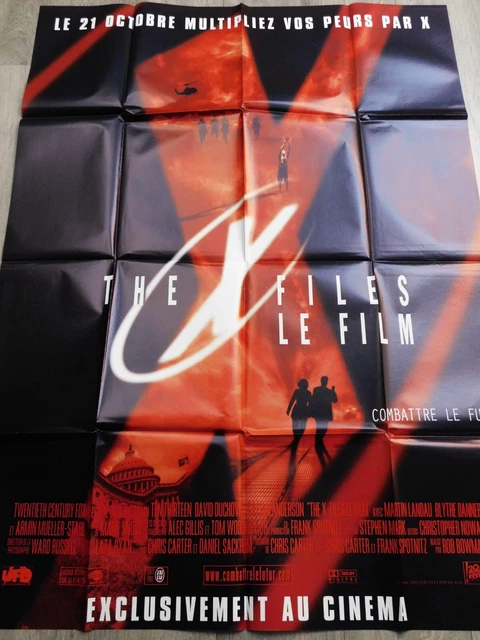The X-Files Le Film Affiche ORIGINALE Poster 120x160cm 47"63 1998 Duchovny