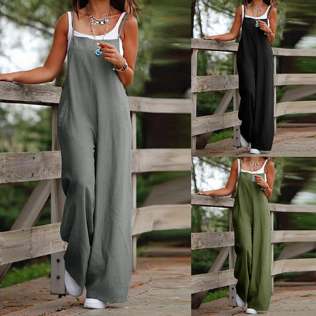 Ladies baggy dungarees hotsell