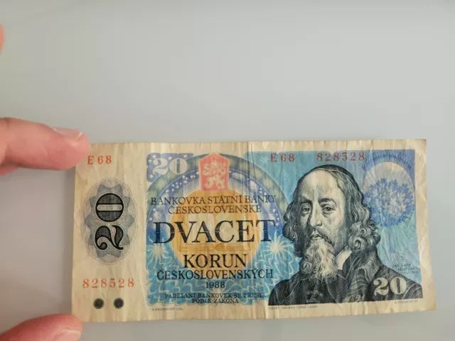 20 Kronen Tschekoslowakei 1988