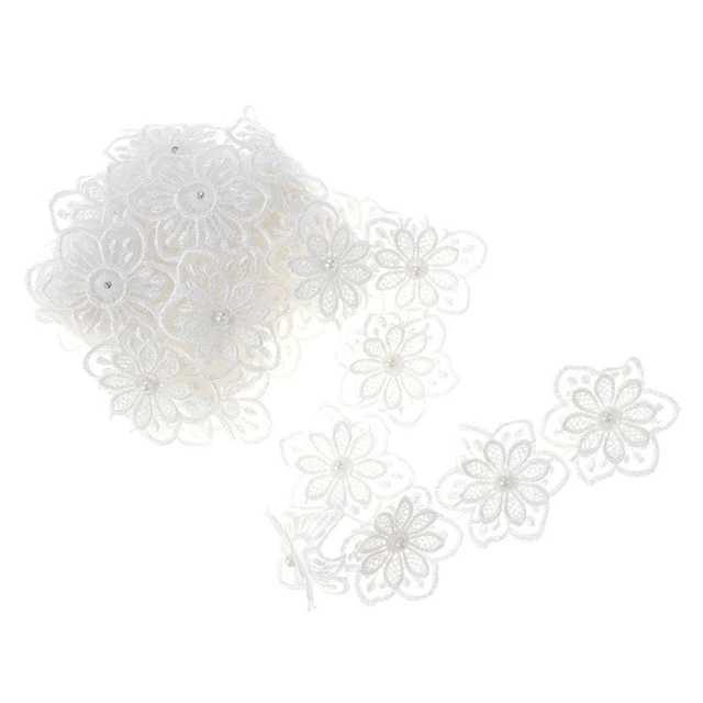 GORGECRAFT Ruban En Dentelle En Organza Plissé à 2 Couches De 10 M