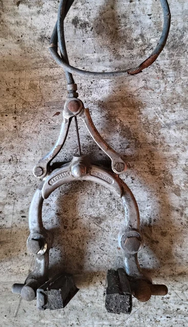 frein avant et poignée vélo collection ancien randonneuse eroica RAMA