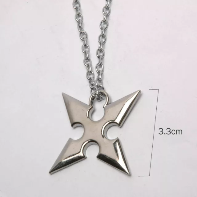 NEW Kingdom Hearts Roxas Cross Necklace Hot 3