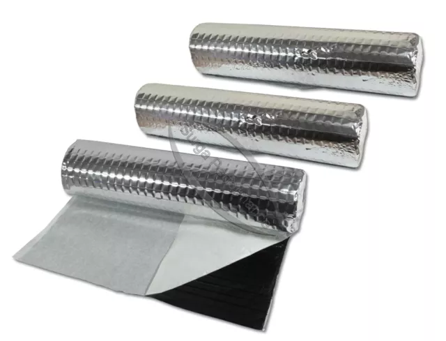 12m Alubutyl 3x Rouleaux pour Optimale Isolation Dans Voiture Bateau Maison Et