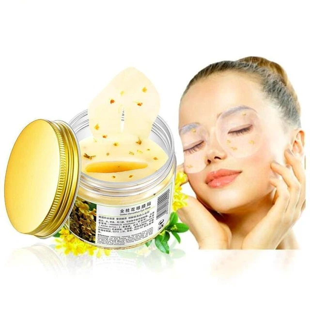 Osmanthus Patch per gli occhi - 80 pz per borse antirughe - Soluzione per dormire donna