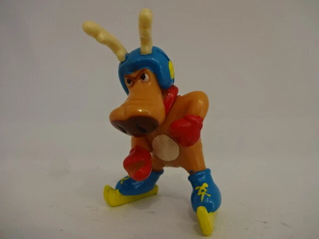 Statuetta natalizia ""Animale da corsa che gioca a hockey su ghiaccio - 40 mm