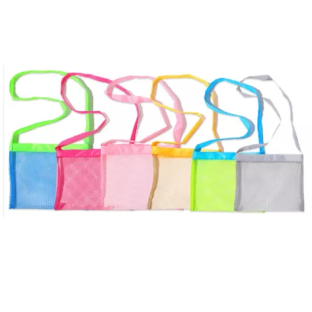 Borsa da Spiaggia nel Rete da 6 Pezzi  con Conchiglie per Bambini Bors7957