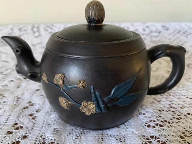 Chinese Yixing Zisha Teapot - Impressed Marks