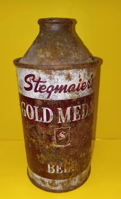 Off grade Stegmaier's Gold Medal Cone Top PA Beer Can
