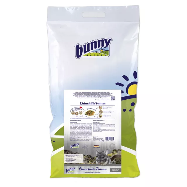 Bunny Nature Sogno di Cincillà Basic 3,2 KG, Nuovo