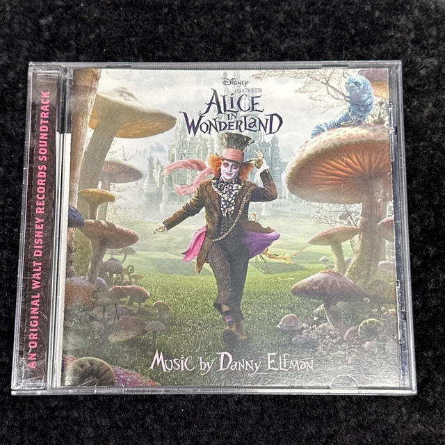 ALICE IN WONDERLAND An Original Walt Disney Records Soundtrack Cd Danny ...