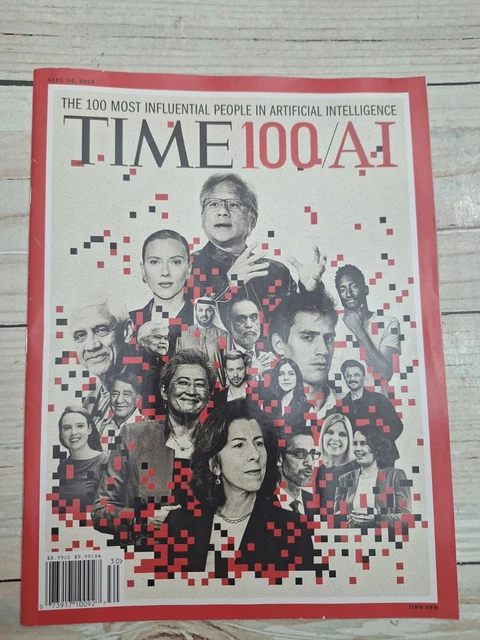 TIME MAGAZINE SEPTEMBER 2024 100/AI 100 Most Influential People in AI £ ...