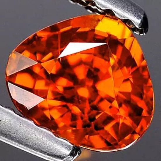 Aaa - Natural Spessartine Garnet -  Spessartite Ct 1.10 If Pear Cut Origin Niger