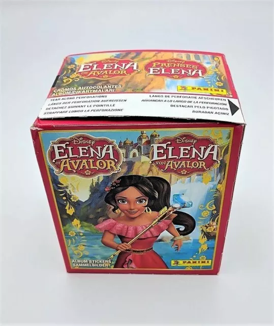 Panini Box 50 Packs Elena By Avalor Von Disney 50 Packets Figurines Stickers