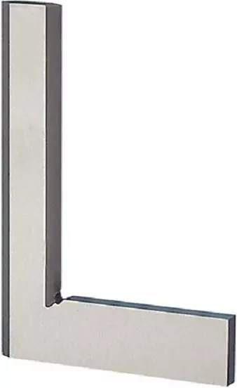 Präzisions-Winkel flach DIN 875 Haar-Winkel rostfrei INOX AUSWAHL 50-200 mm