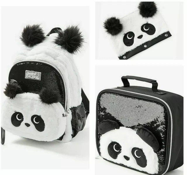 Panda discount sequin backpack