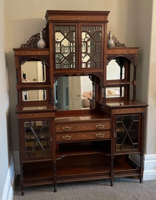 Antique Victorian / Edwardian mahogany mirror sideboard/chiffioner/dresser