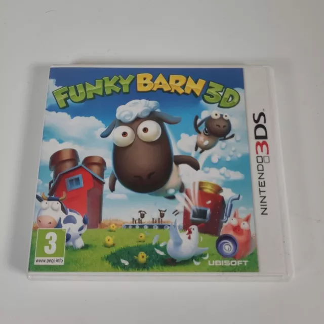 Funky Barn 3D Nintendo 3DS Video Game Manual PAL