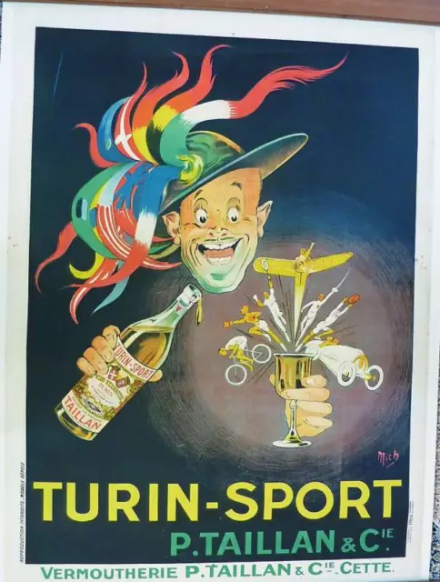 Mich - Original Vintage Poster - Turin Sport - Circa 1920