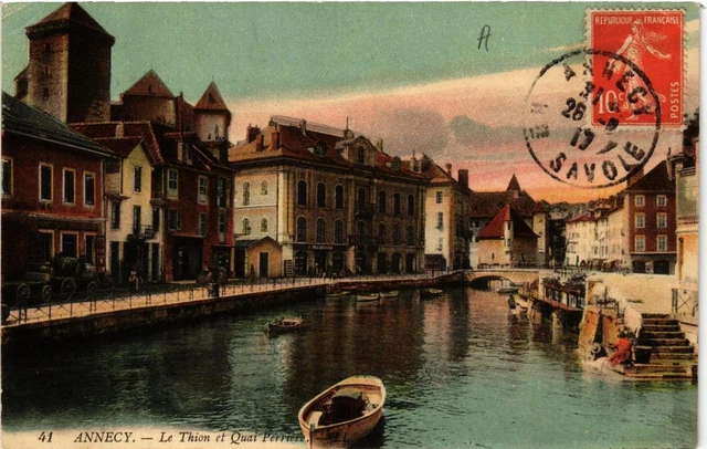 CPA 74 ANNECY - La Cote Perrière