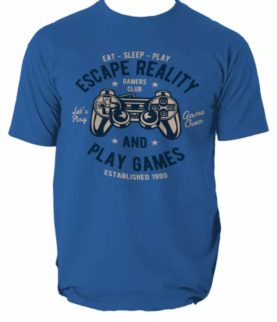 Escape reality t shirt ps xbox pc gaming pad S-3XL