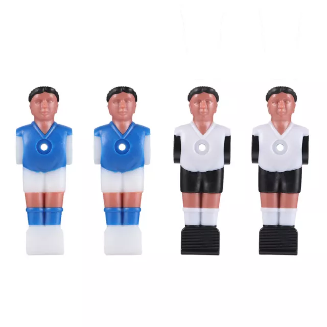 4 Pcs Mini Soccer Ball Resin Football Men Table Doll Statue