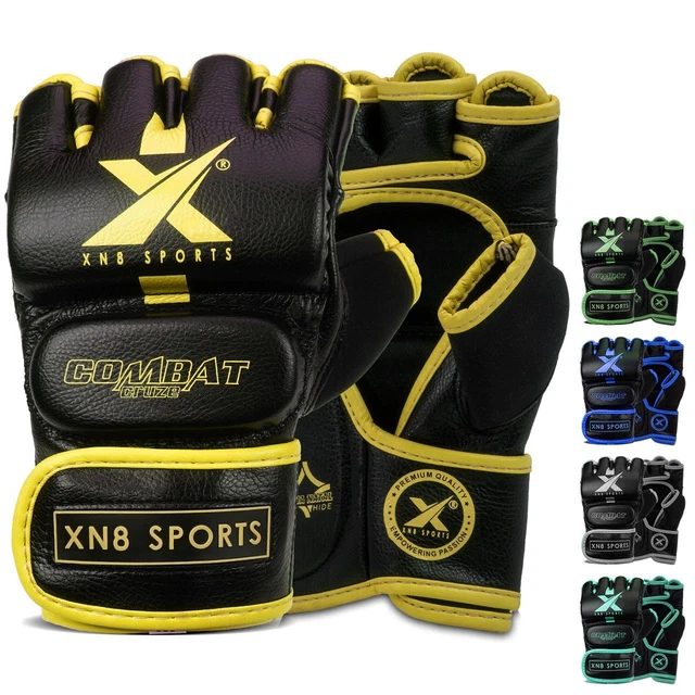 XN8 MMA GLOVES Mixed Martial Arts Training Combat Punching Muay Thai BoxingUK £13.79 PicClick UK
