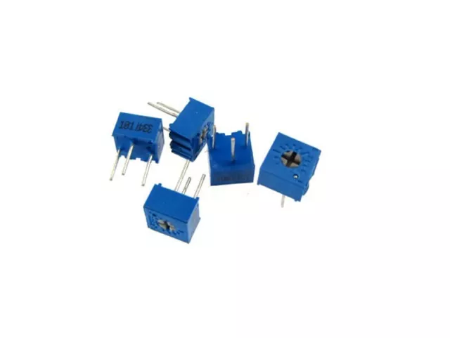 1M Ohm 3362 trimmer potentiometer pot resistor - Pack of 10