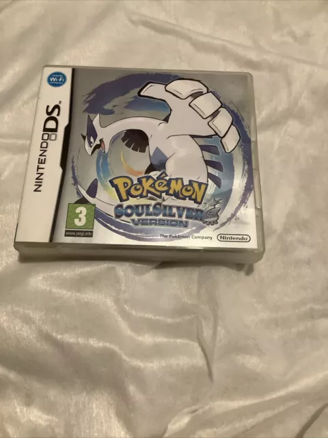 Pokemon Soul Silver  Version (Nintendo DS) Complete With Game In Case Genuine
