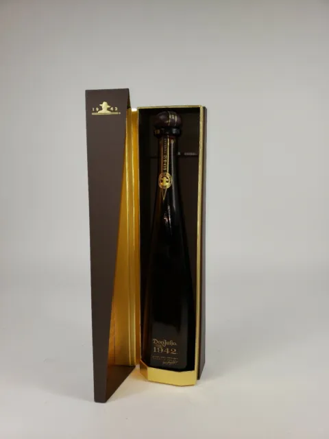 Collectible Don Julio 1942 Tequila Anejo Bottle 750ml with Box & Cork  (Empty)