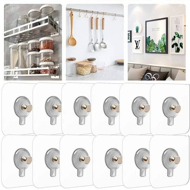10Pcs Seamless Nail Stickers Non-Trace Self Adhesive Hanging Nails Wall Hooks