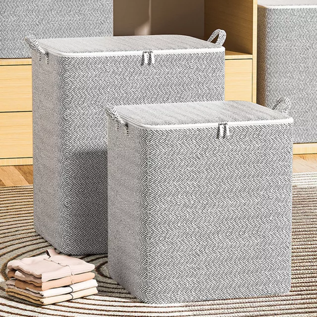 Clothes Storage Bags, Large Capacity Foldable Wardrobe Storage Box For Blank SN❤