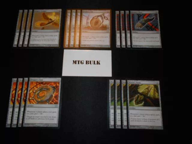 20 Card Life Gain Artifact - 10th Edition - NM/SP  4x of each - Sets -  MTG FTG