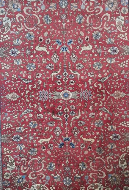 Superbe Tres Grand Tapis Persan 250 X 345 noué main signé handmade carpet 2