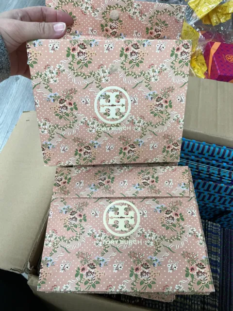 Tory Burch Mini Gift Bag Flap Closure  8*6.5*3.5    Set of 5