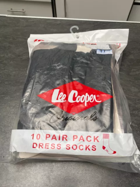 lot 10 paires de chaussettes Lee Cooper neuves homme 