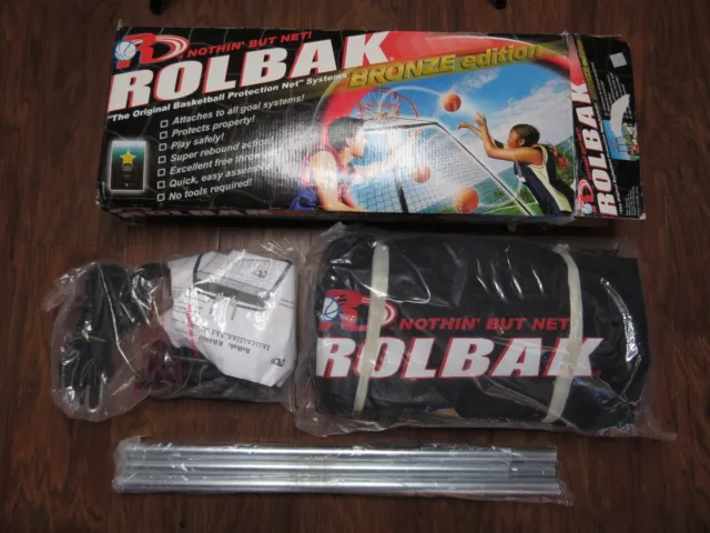 Rolbak Basket Ball Return Training Aid Practice Sports Rebound Net Selling AS-IS