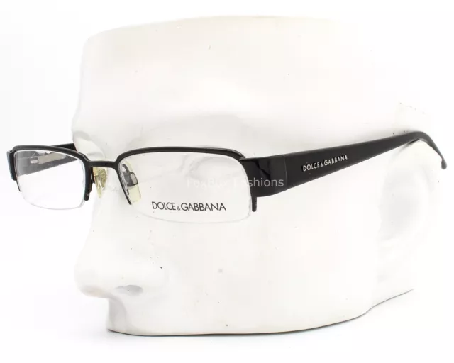 Gafas semi sin montura Dolce Gabbana DG1103 064 negras 50-17-135 (pequeñas)