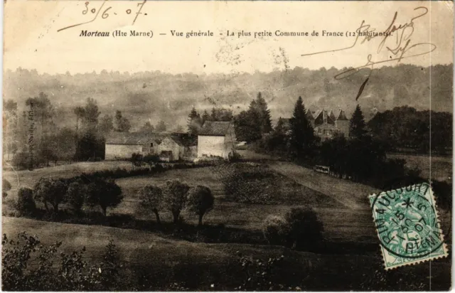 CPA Morteau - General View - The Smallest Commune of France (104719)