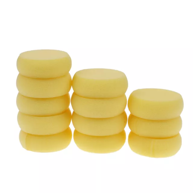 12pcs Round Synthetic Artist Paint Sponge Craft Sponges for Painting Potteryu _j